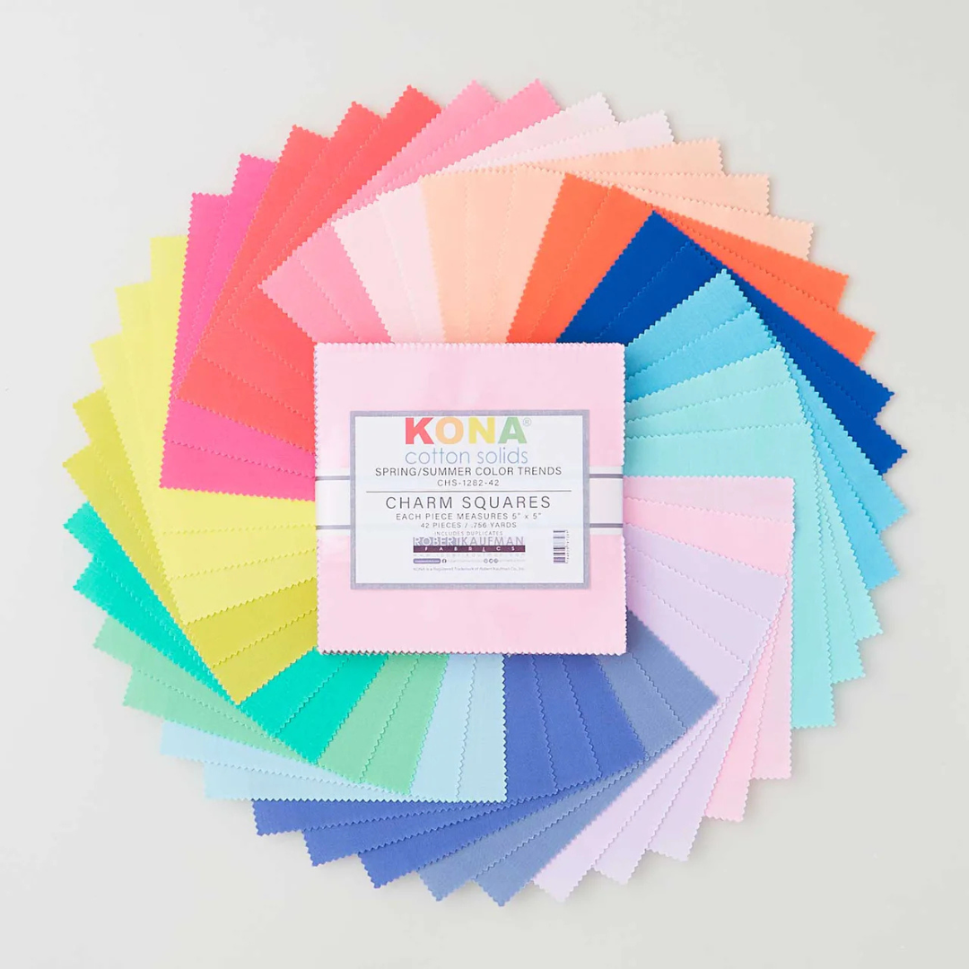 browse the latest on-trend Spring and Summer Kona Fabric Colors at Missouri Star quilt co.