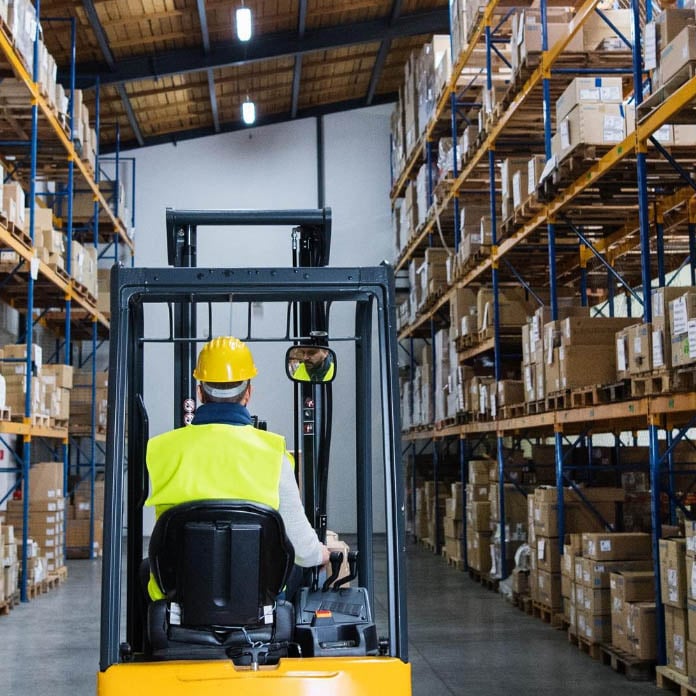 Proper ventilation in a warehouse keeps workers safe and comfortable during their shift.