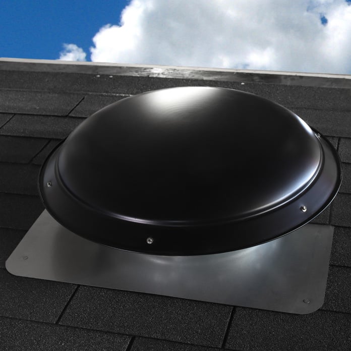 View of VX25 from above showing the streamlined design against a roof.