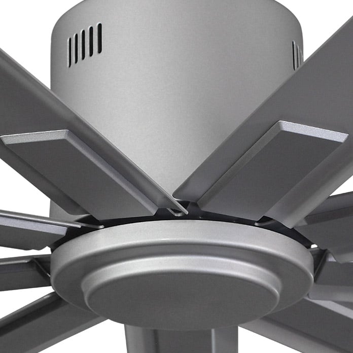 Close-up view of the ICF model motor.