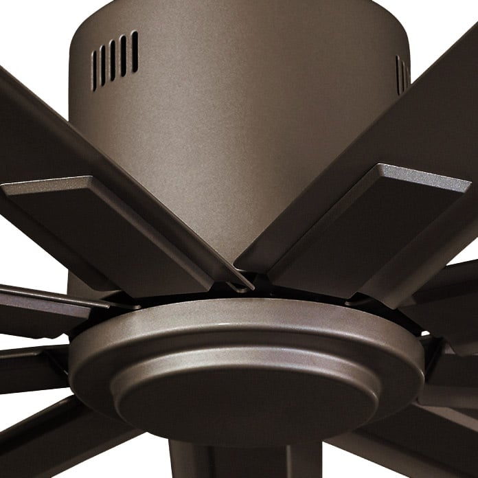 Close-up view of the ICF model motor.