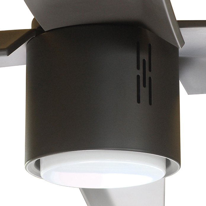 Close-up view of the ICF84 model motor and light kit.
