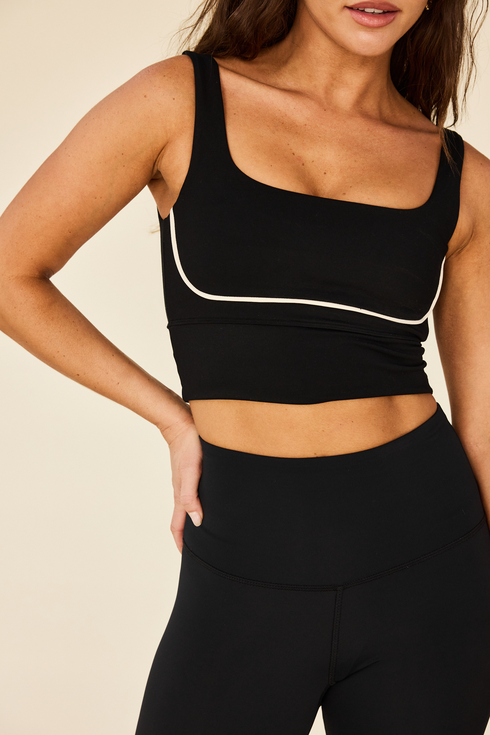 Strut This Womens Charlie Crop in Black 