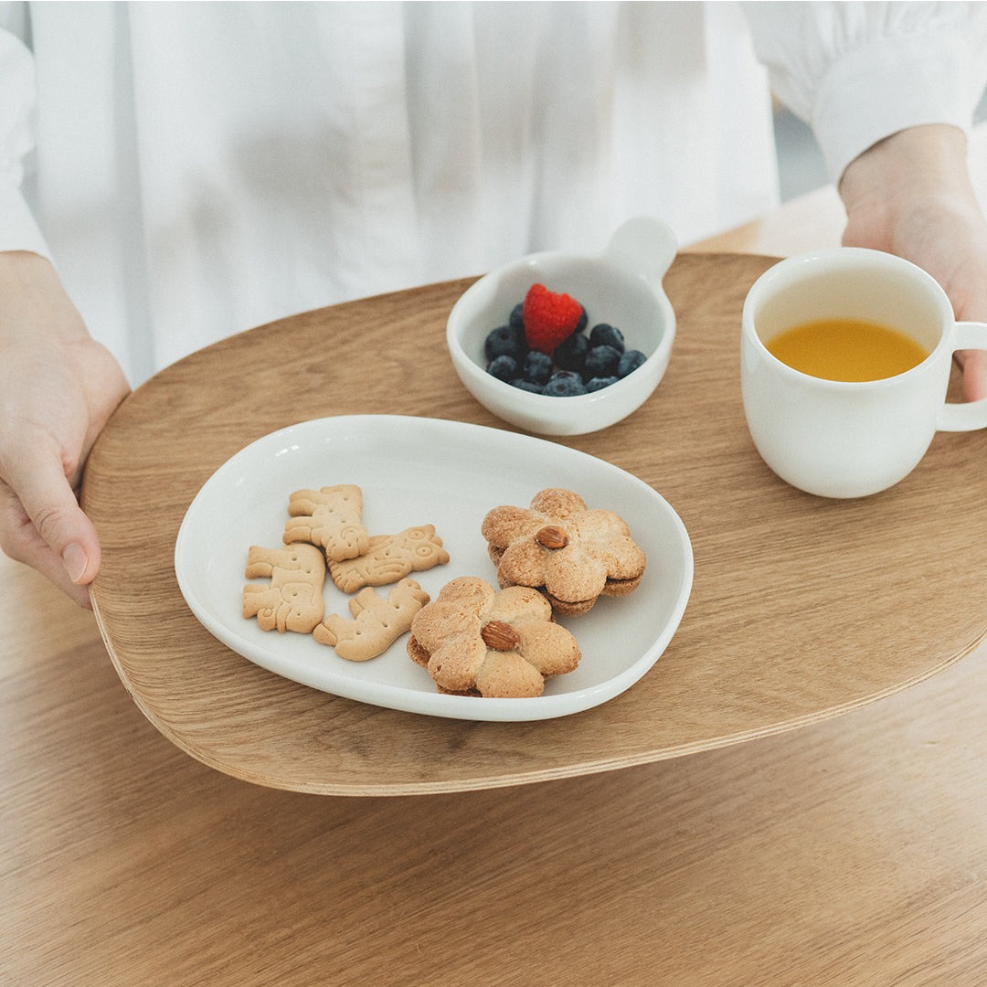 ASSIETTE NEST KINTO (195X145MM/7.8X5.8IN) BLANC THUMBNAIL 3