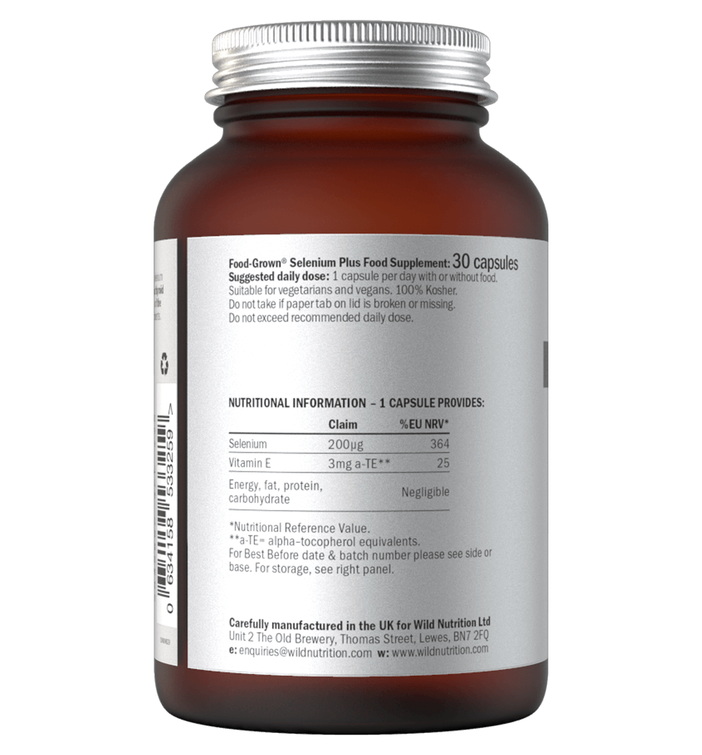 FoodGrown Selenium Plus Natural Supplements & Wild Nutrition