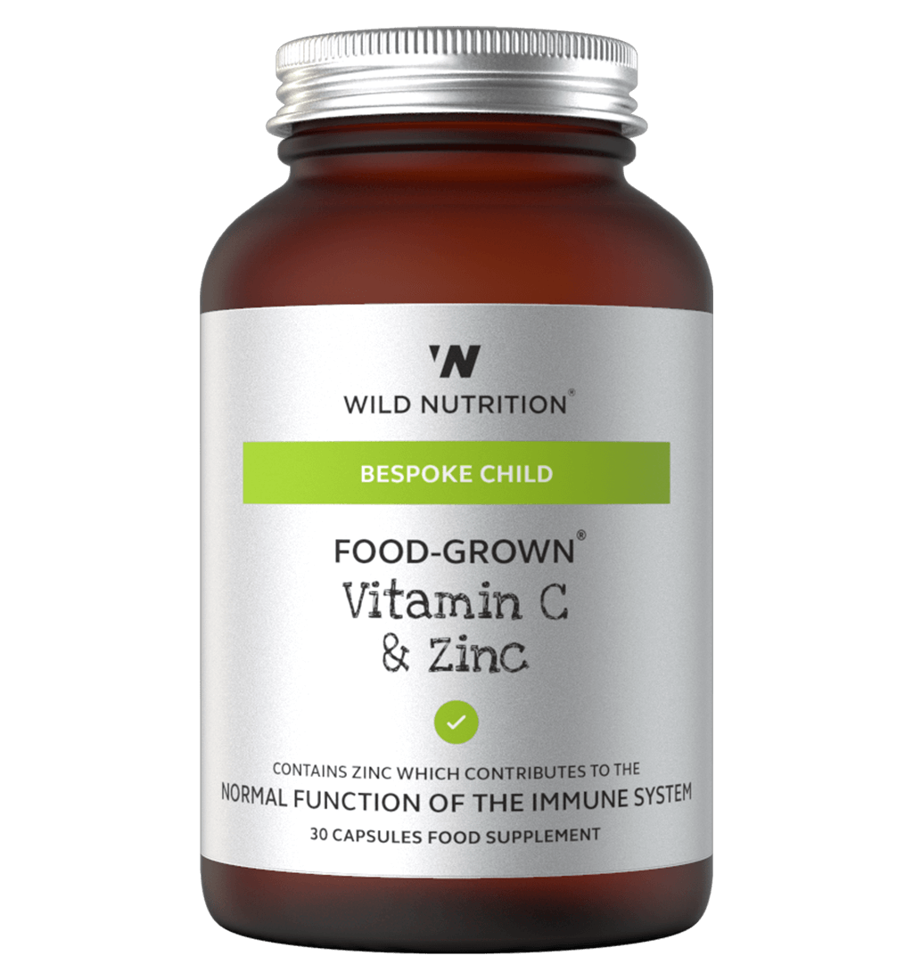 FoodGrown Vitamin C & Zinc Created For Children & Wild Nutrition
