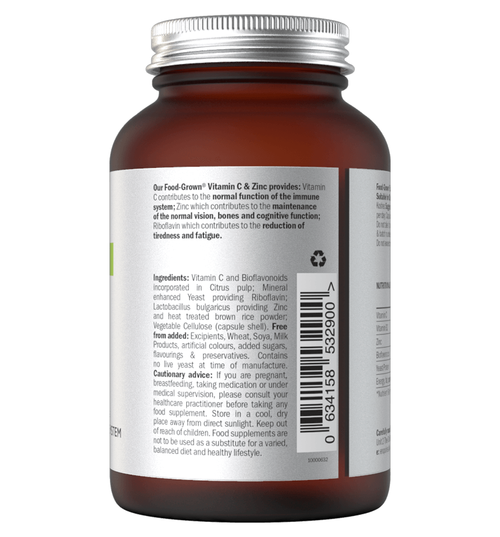 FoodGrown Vitamin C & Zinc Created For Children & Wild Nutrition