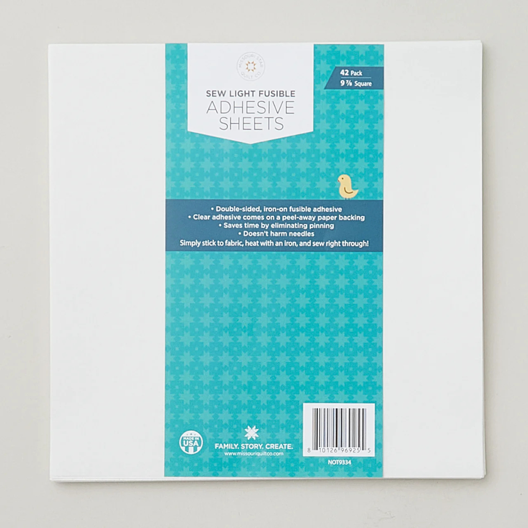  These ultra-convenient, ready-to-use fusible sheets make crafting a breeze.