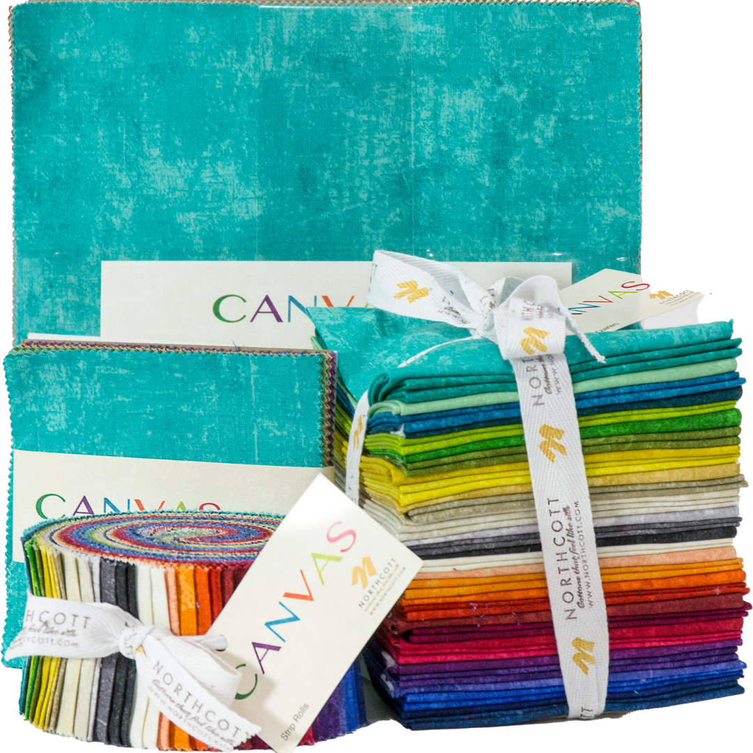 shop a variety of stunning colors with rustic textures from the Northcott Canvas Basics collection..