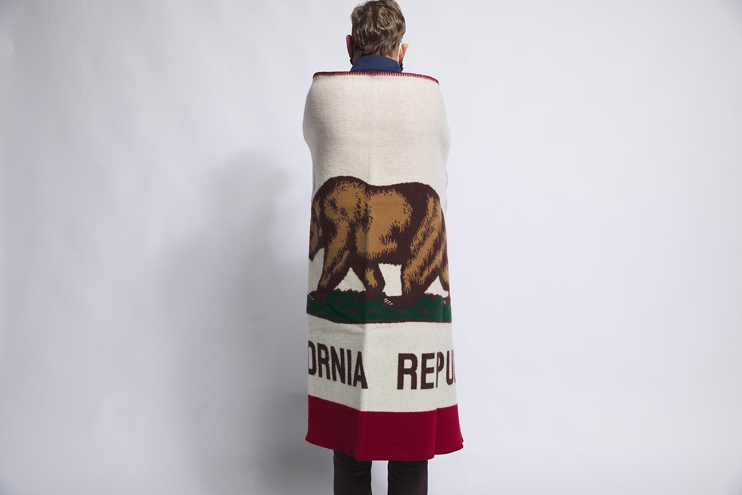 image of California Flag Wool Throw