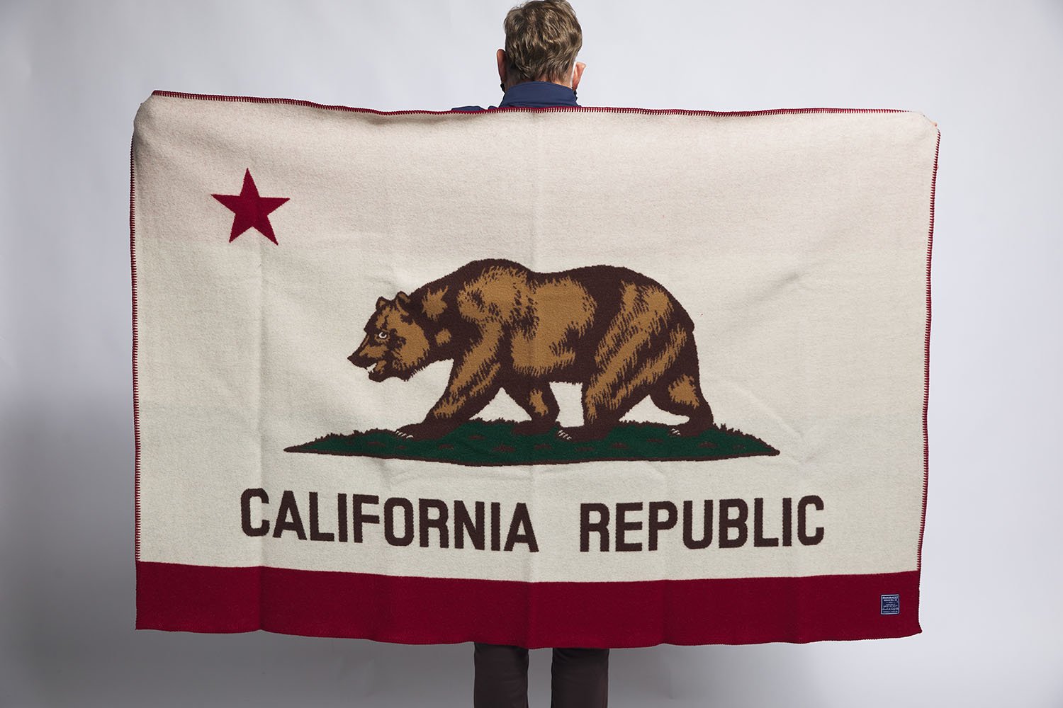 image of California Flag Wool Throw