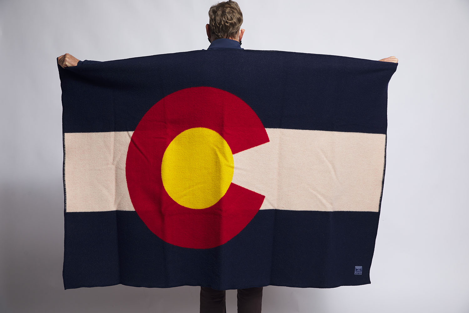 image of Colorado Flag Wool Throw