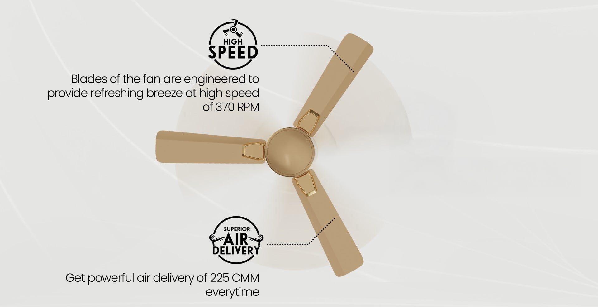 High Speed, Superior Air Delivery