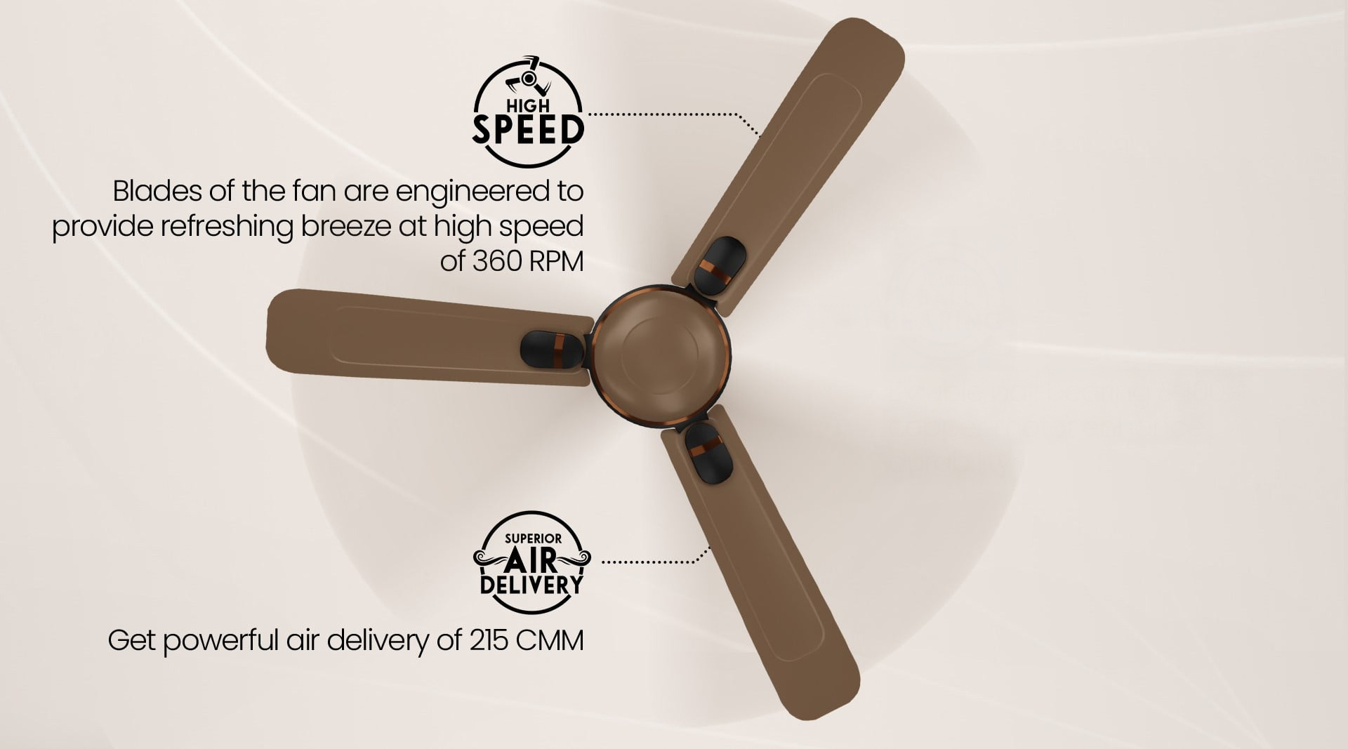 High Speed, Superior Air Delivery