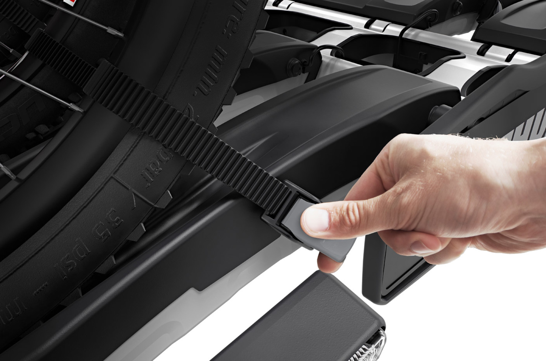 Thule EasyFold XT 3 Bike Towbar Bike Rack Carrier