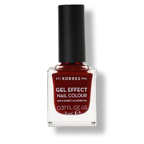 Korres NagellackSweet Almond Nail Colour Wine Red 1