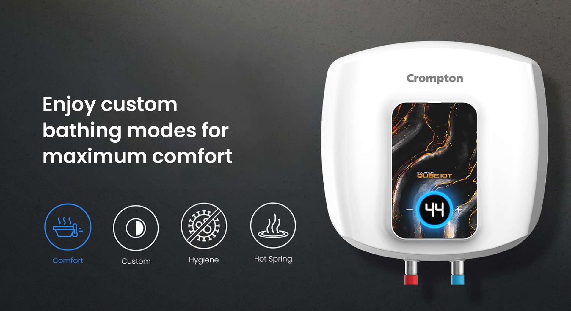 Enjoy Custom Bathing Modes For Maxium Comfort