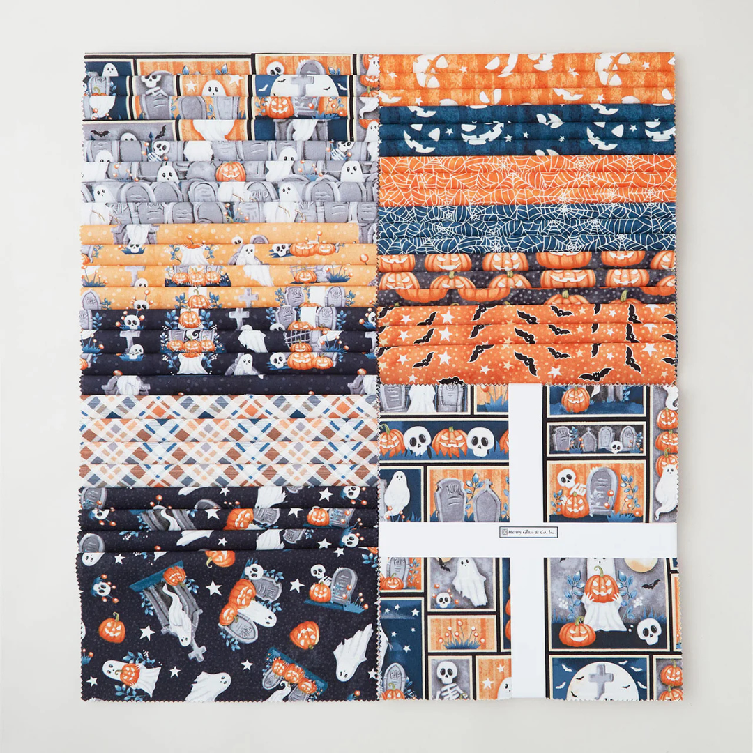 With these precut Halloween fabrics, you can spend less time cutting and more time creating frightfully fun projects.