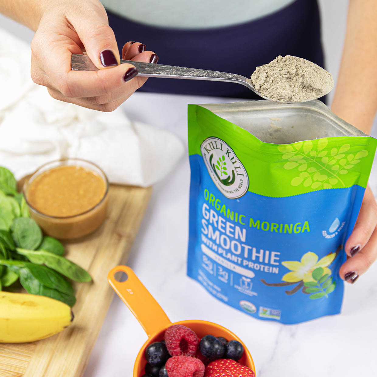 Organic Superfood Energy Shake Vanilla Kuli Kuli Foods