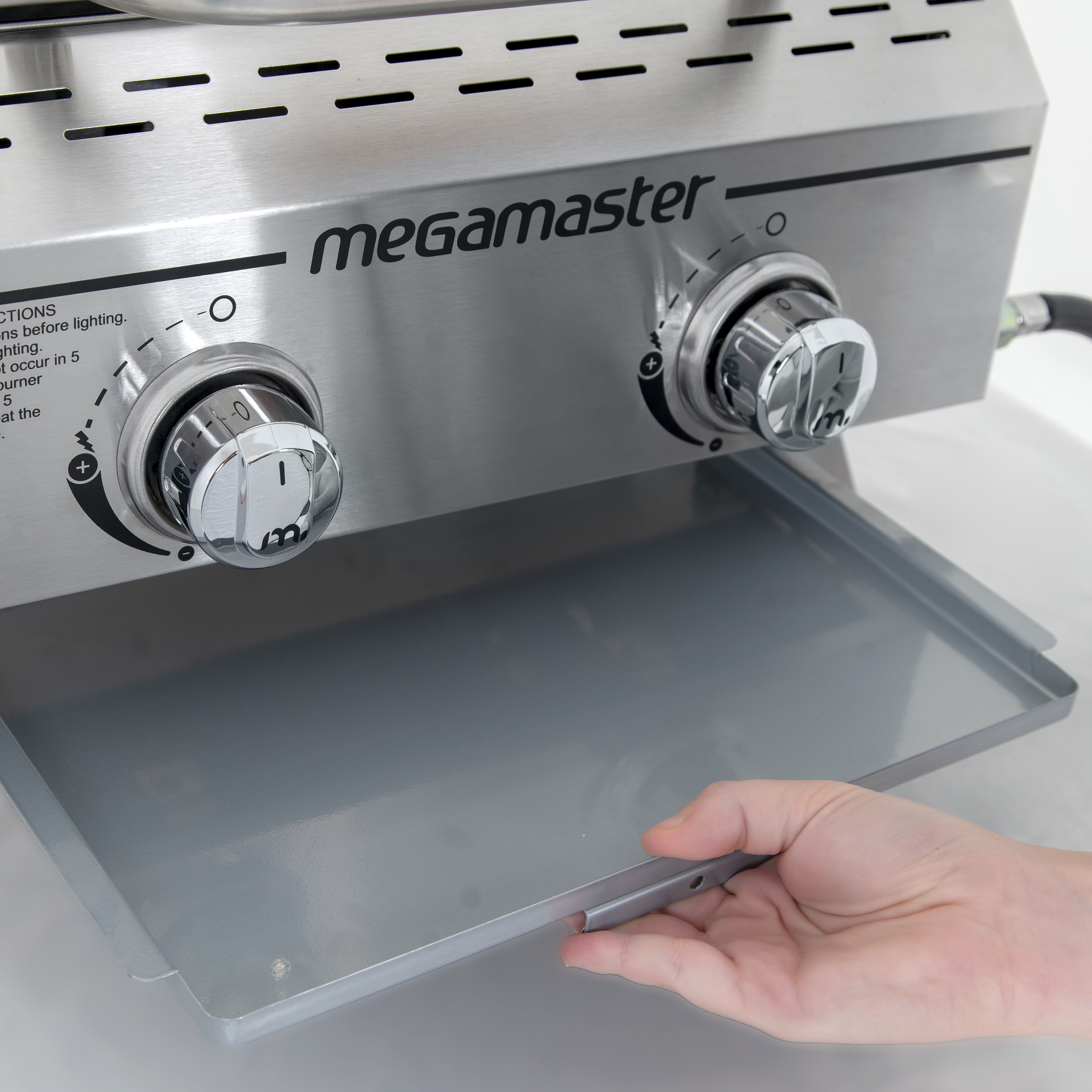 Removable grease tray