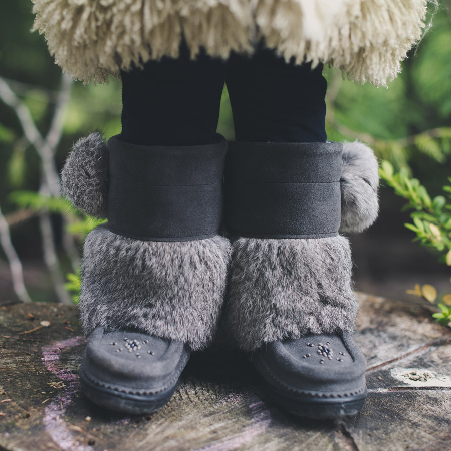Waterproof Faux Fur Kids Snowy Owlet Winter Boot | Manitobah