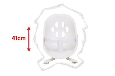high backrest to support bub upright