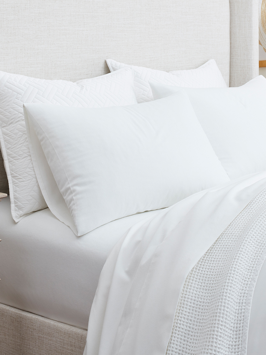 White Flannel bed image