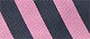 Westport Black Silk Repp Stripe Tie, Pink/Navy