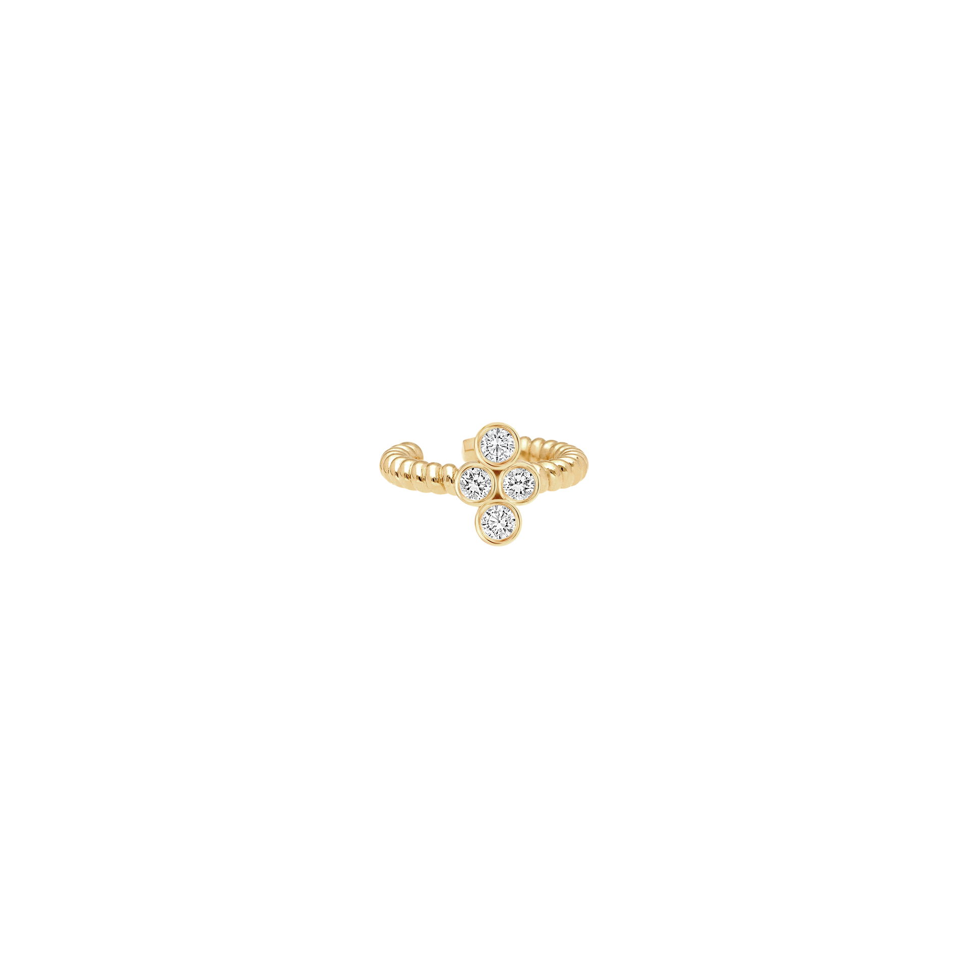 [COLD FRAME] ☆ / FLORES EAR CUFF Triple Flower Ear Cuff | Musemond