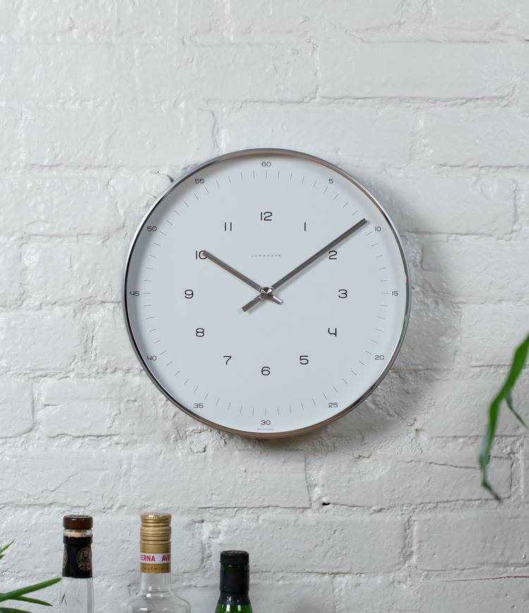Max Bill 12 Inch Wall Clock