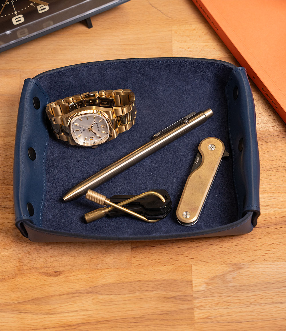 Leather Valet Tray