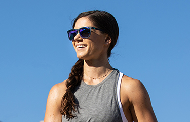 Sunglasses size on model