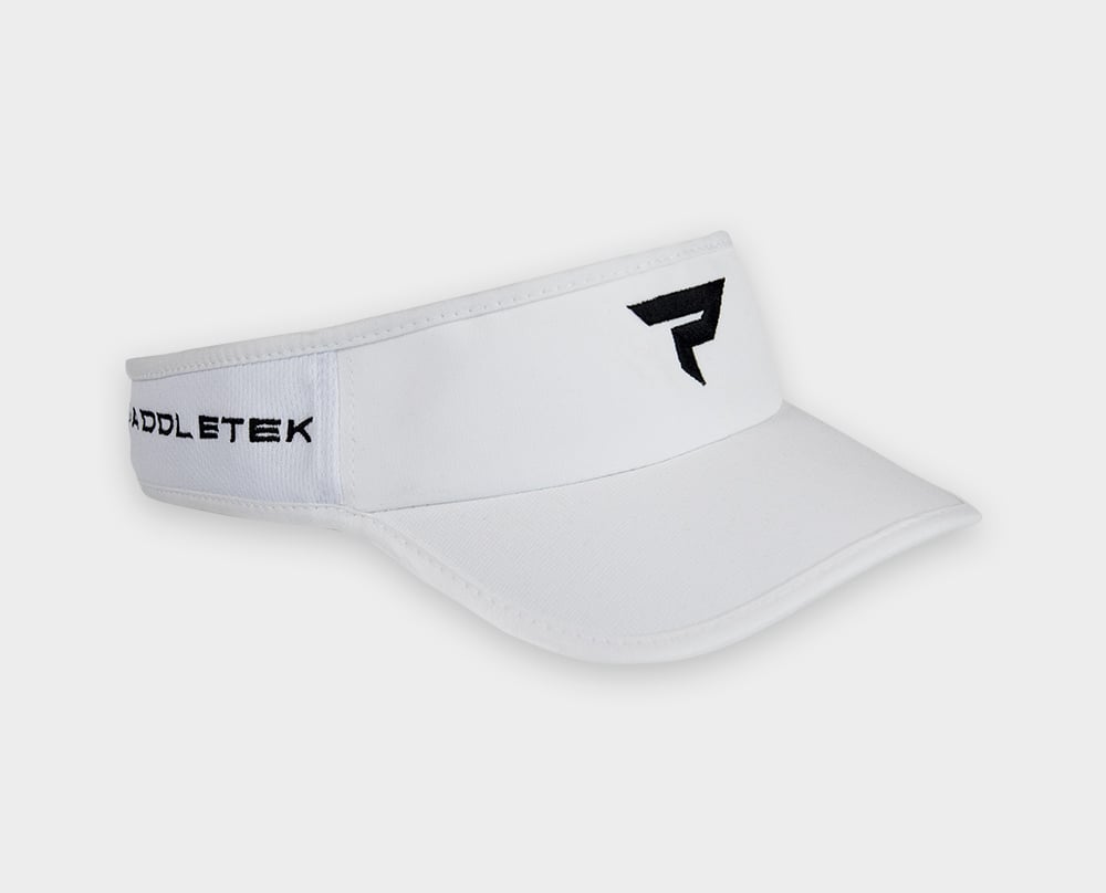 Performance Icon Visor - White and Black - Side View