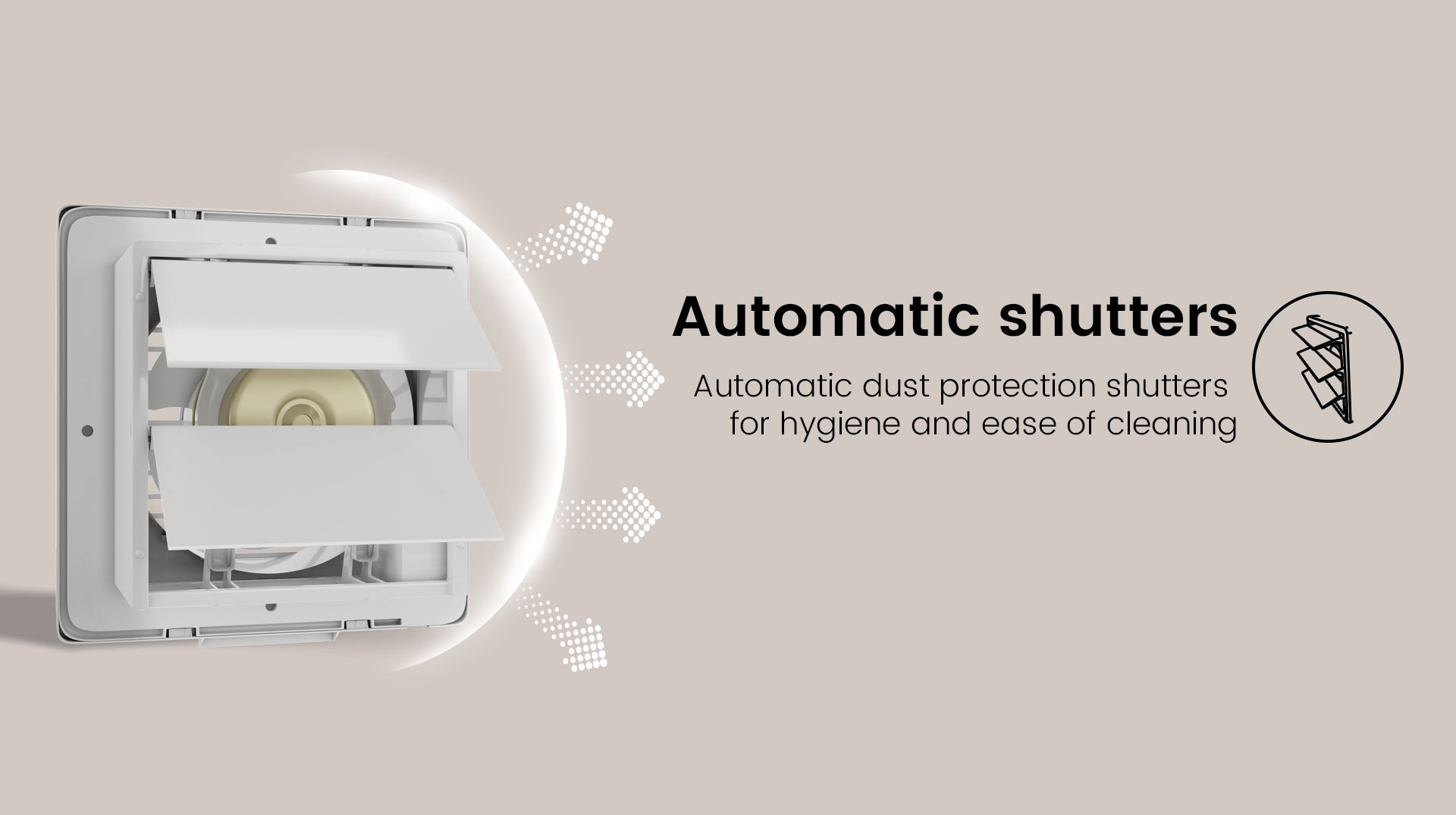 Auto Dust Protection Shutters