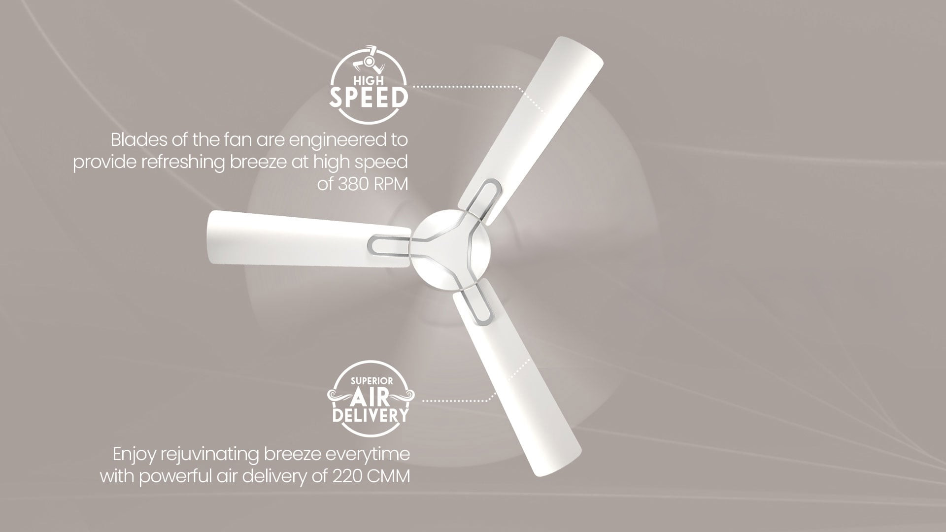 High Speed, Superior Air Delivery