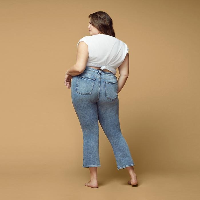 girl in jeans size 18