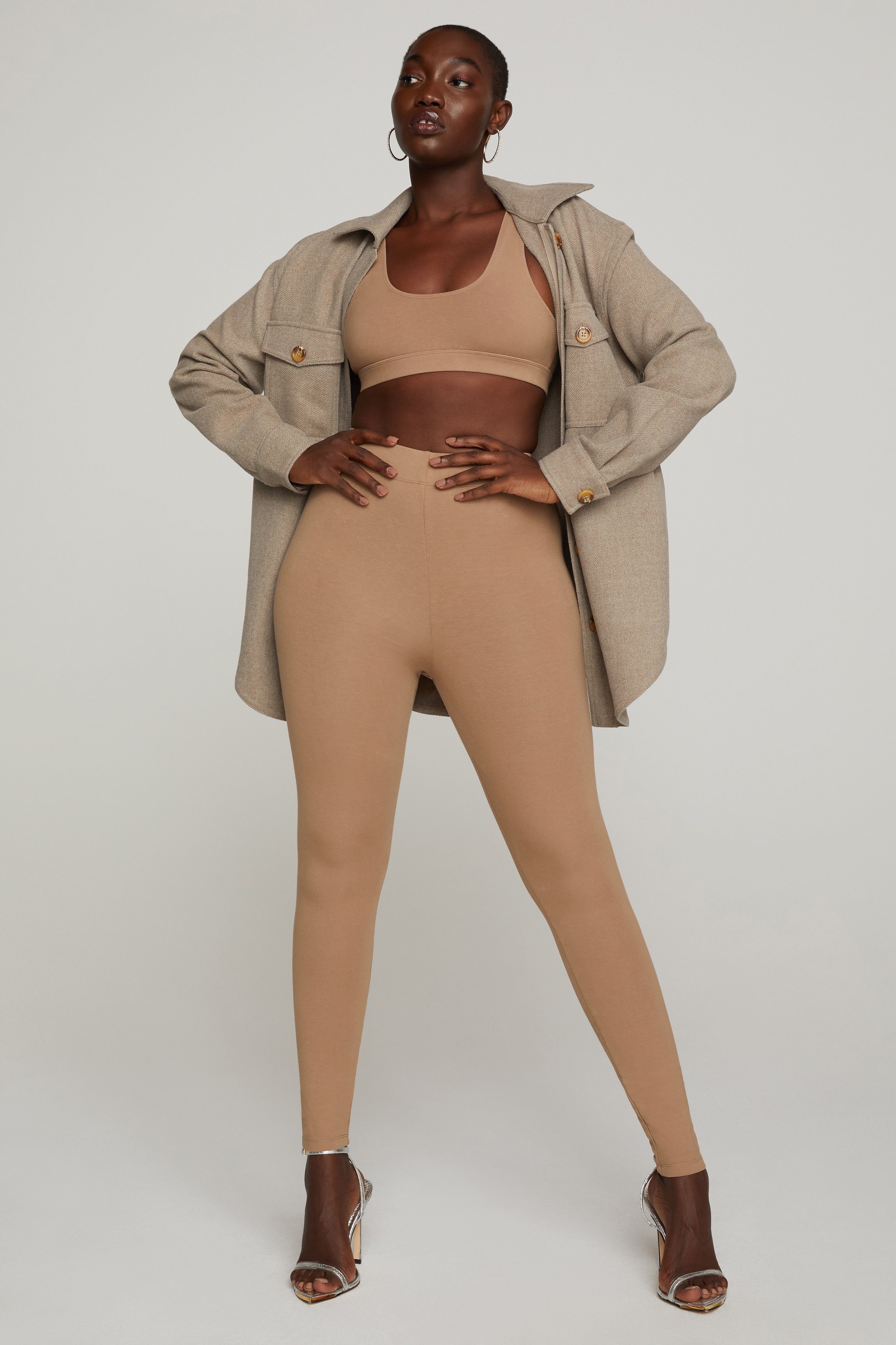 Styled With feature image for product ESSENTIAL SCOOP BRA | PUTTY001
