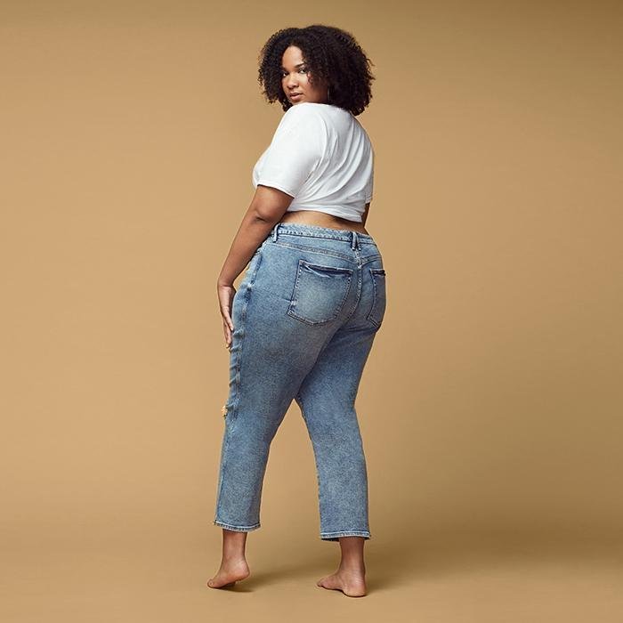 girl in jeans size 24