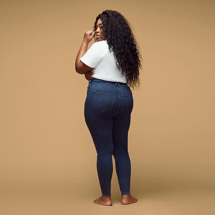 girl in jeans size 16