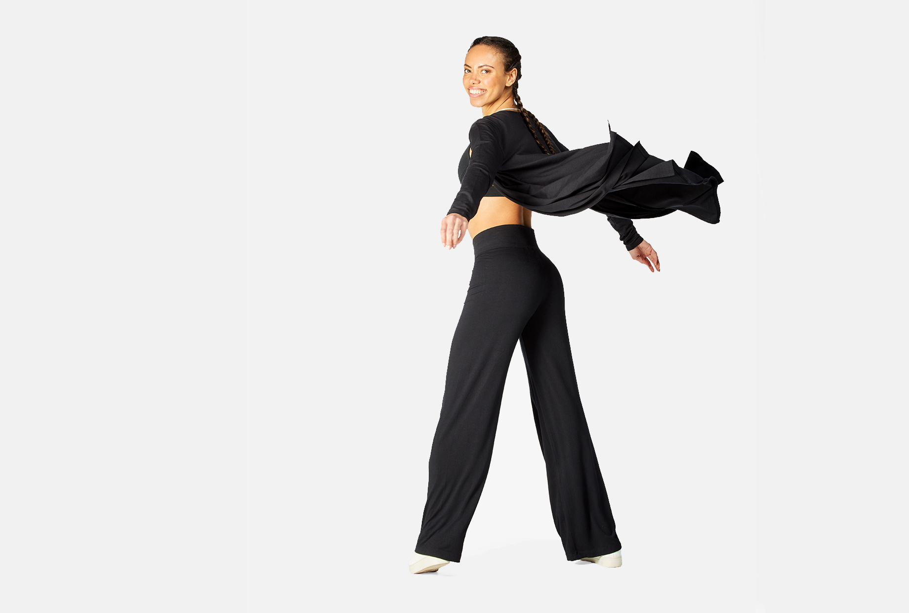 bamboo wide leg pant