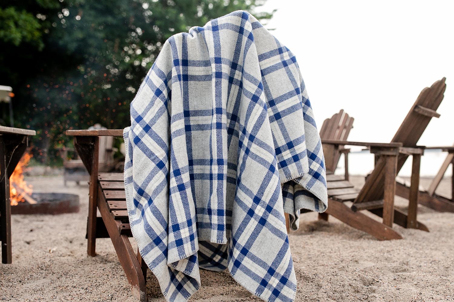 image of Minnehaha Falls Wool Throw
