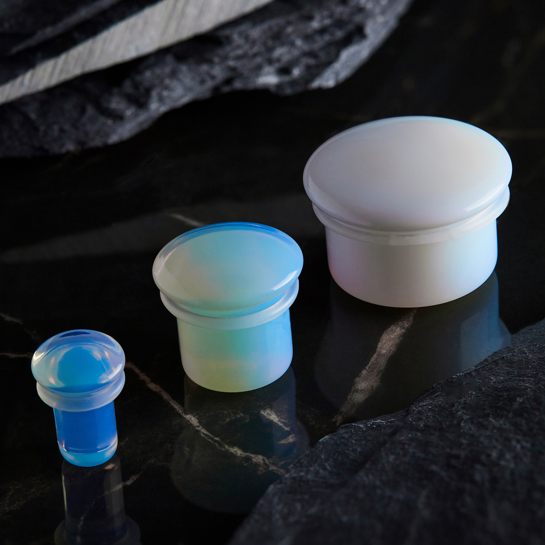  Opalit Single Flare Glas Plug / Gauge