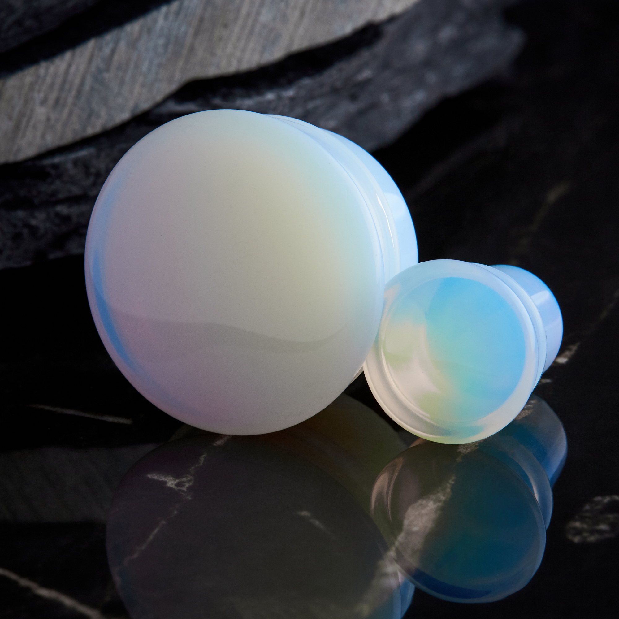  Opalit Single Flare Glas Plug / Gauge
