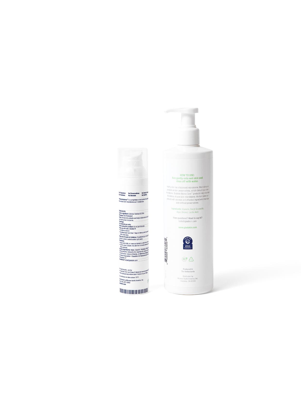Eczema Cream + Body Wash Set Gladskin