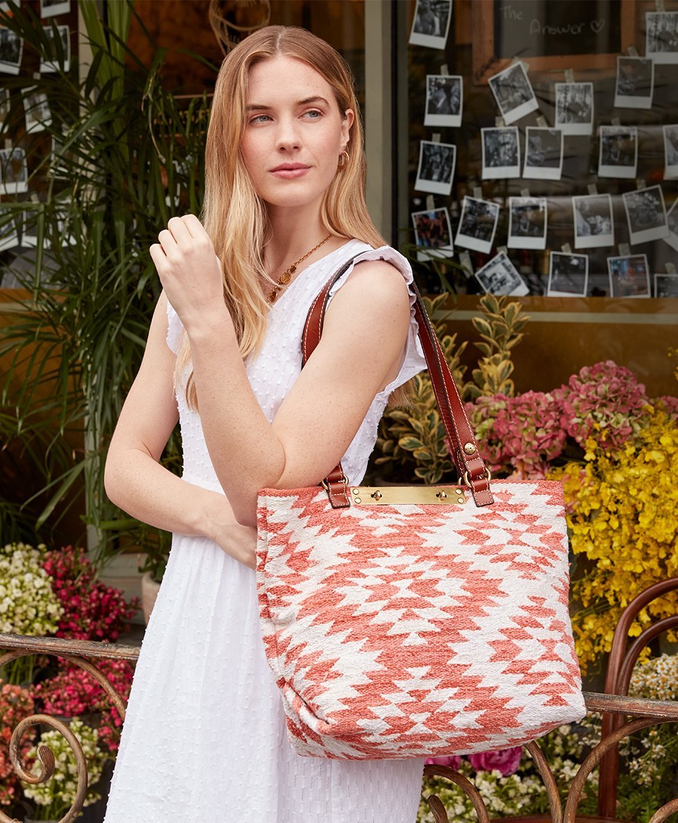 Patricia nash sale woven chennai tote