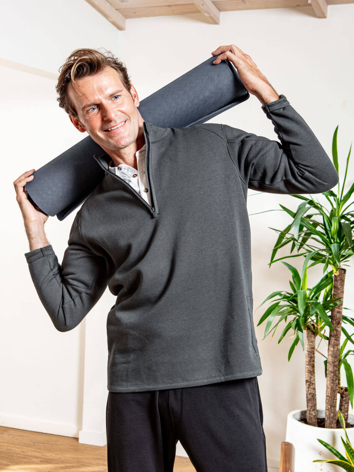 mens smartfleece quarter zip jacket