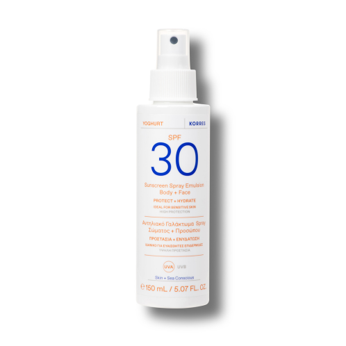 Korres SonnensprayYoghurt Sonnenschutz Spray-Emulsion für Gesicht & Körper SPF30 1