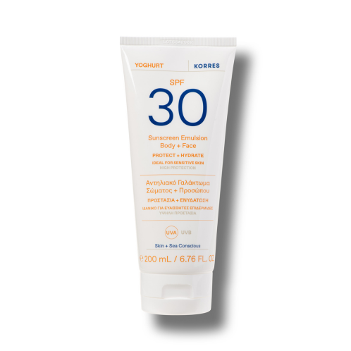 Korres SonnenschutzYoghurt Sonnenschutz-Emulsion für Gesicht + Körper SPF 30 1