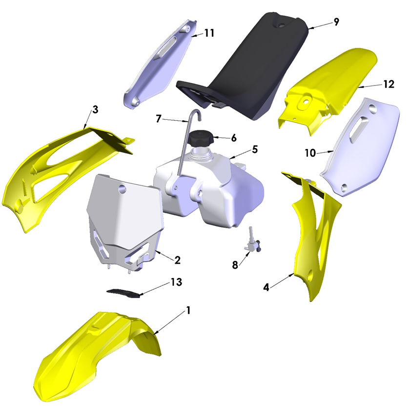BODYWORK SEAT TANK
