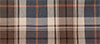 Westport Black Long Sleeve Button-Down Collar Cotton Wool Sport Shirt, Brown Multi